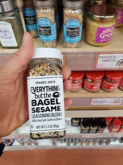 everything but the bagel from trader joe's