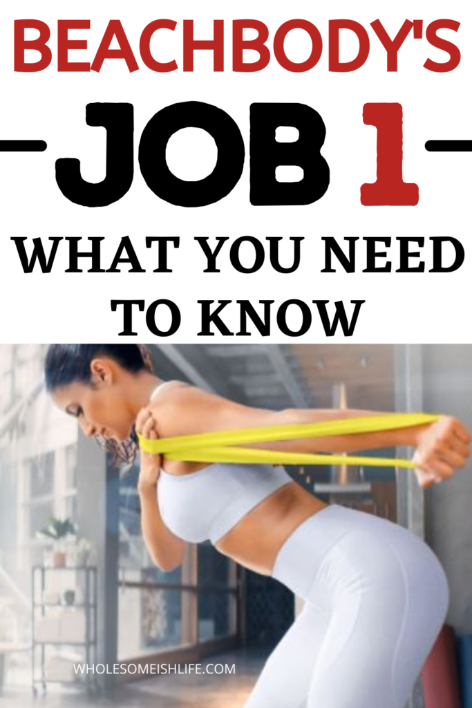 Beachbody's Job 1 what you need to know Pinterest image